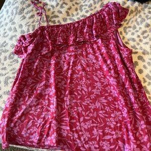 Red/Purple top by Old Navy sz Lg